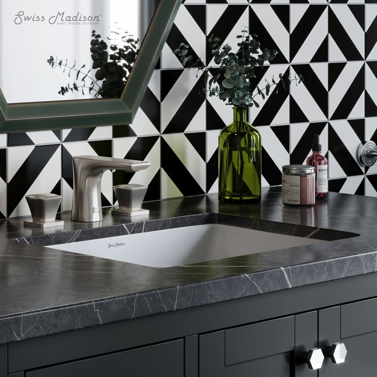 Plaisir 18.5 Rectangular Under-Mount Bathroom Sink V9C7 - product image 6