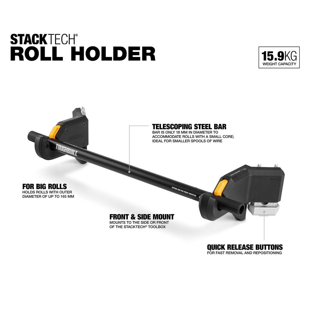 StackTech Roll Holder for StackTech Toolbox, Black, 35-lb B3Y8 - product image 5