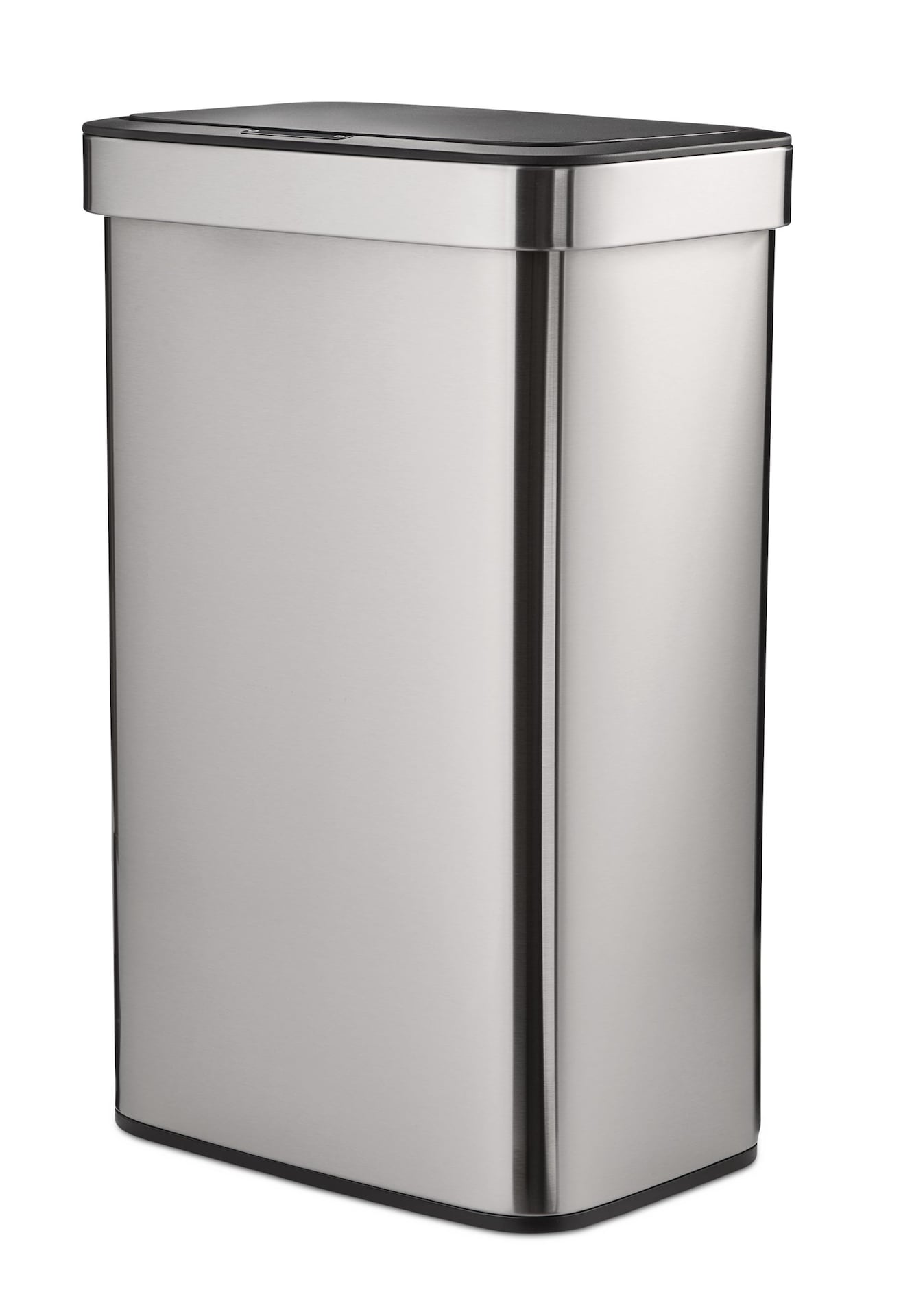 Type A Stainless Steel Rectangular Auto Indoor Refuse Bin with Resin Motion Sensor Lid, 50-L Z6Q3 - product image 1