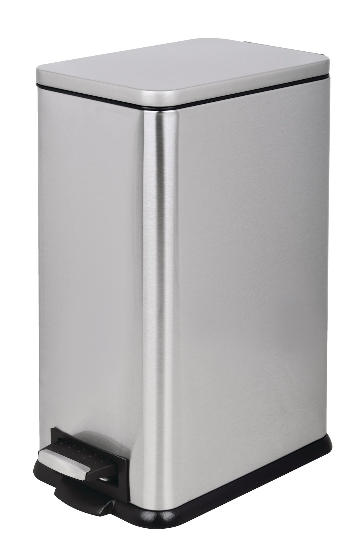 type A Stainless Steel Step Rectangular Garbage Can, 15-L Y8A6 - product image 1