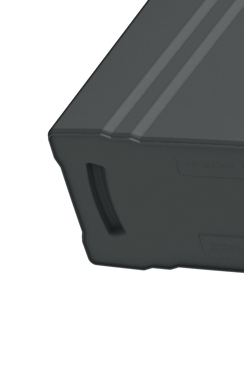 Solutions Plastic Tall Slim Rectangular Garbage Can, Black, 87-L Y7Z6 - product image 5