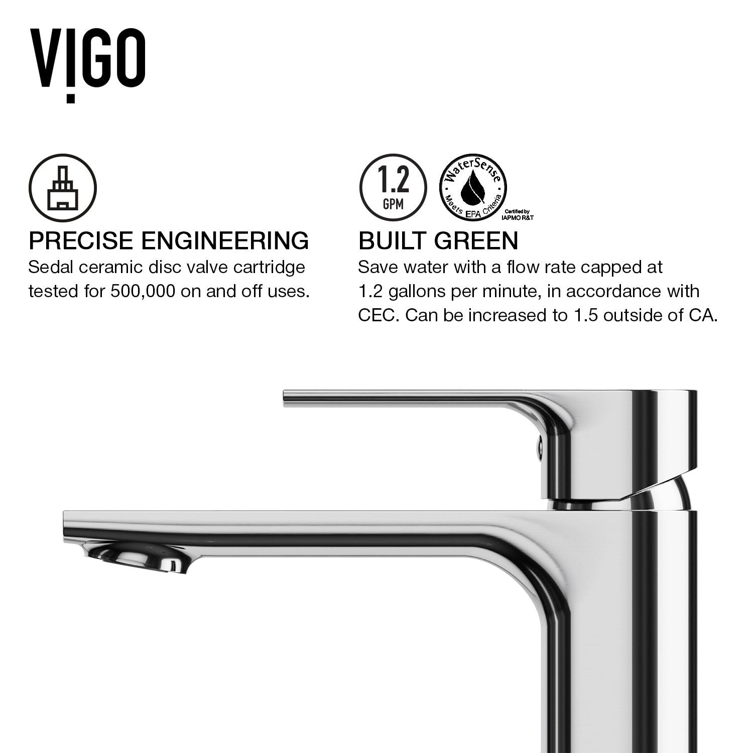 Davidson Single Handle Single Hole Bathroom Sink Faucet, WaterSense Certified, Chrome J1O9 - product image 6