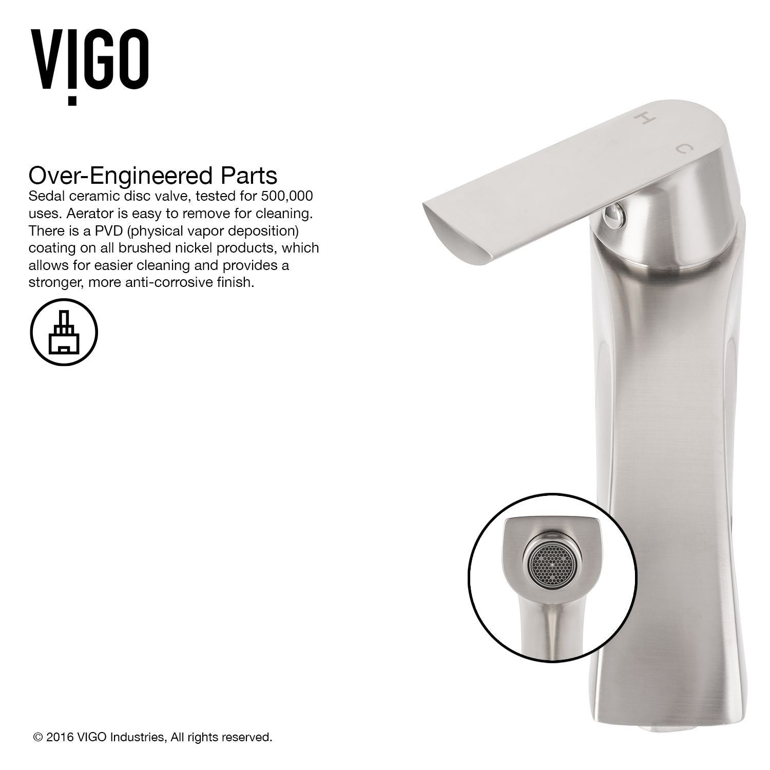 Glass Grey Onyx Bathroom Sink/Basin Set with Linus Faucet and Rectangular Vessel R2Q3 - product image 5