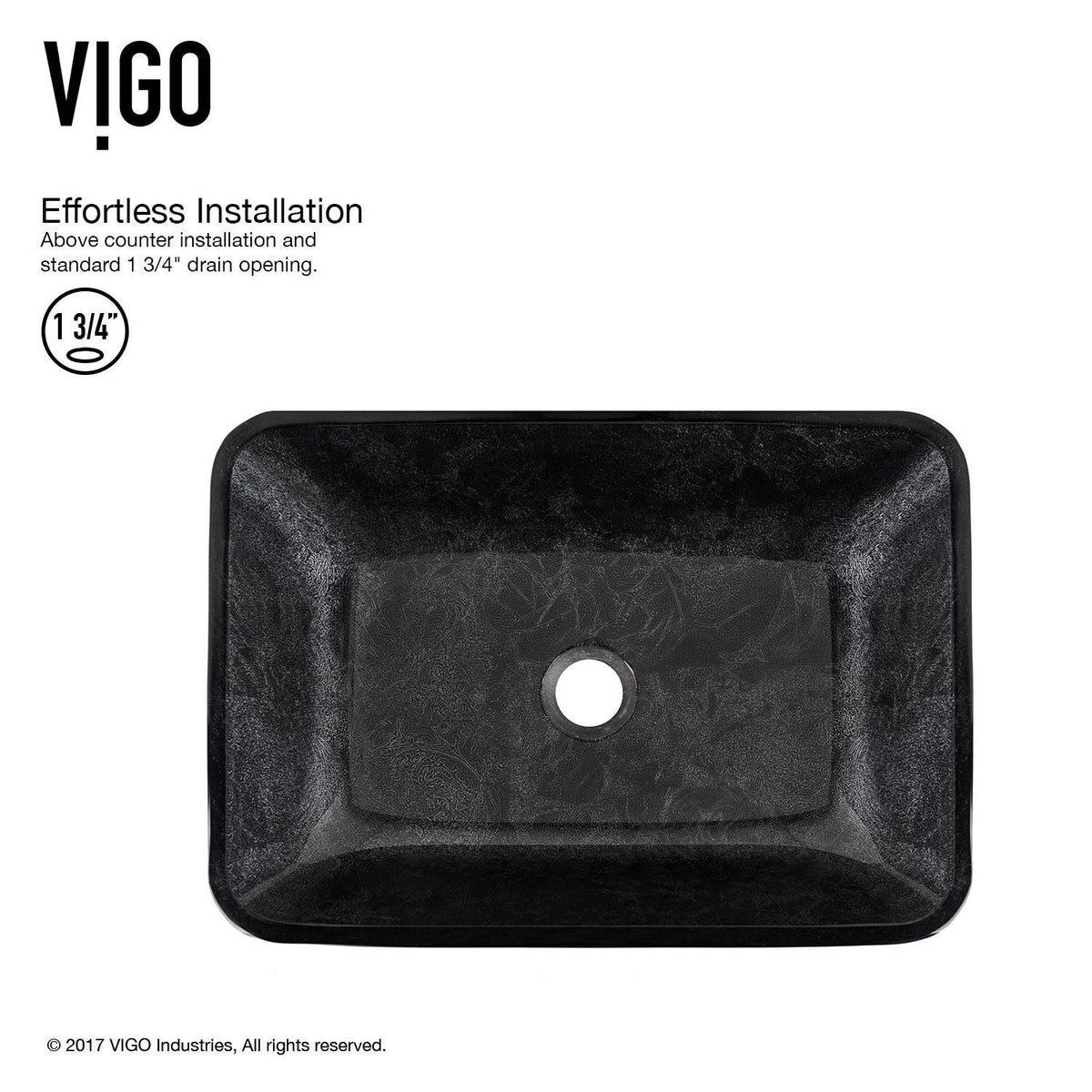 Glass Grey Onyx Bathroom Sink/Basin Set with Linus Faucet and Rectangular Vessel R2Q3 - product image 7