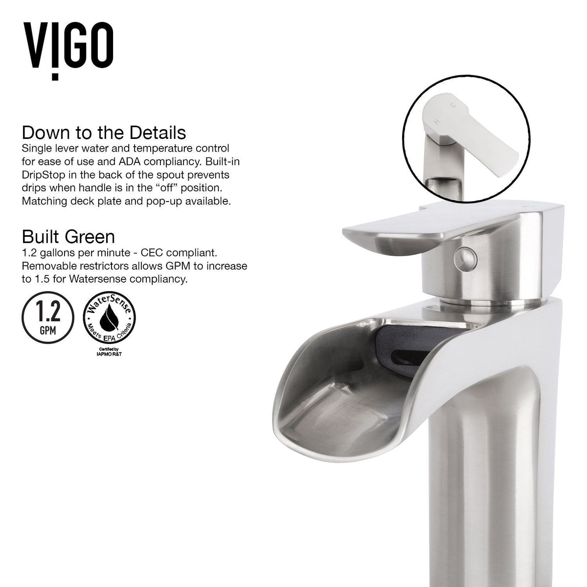 Glass Grey Onyx Bathroom Sink/Basin Set with Niko Faucet and Round Vessel L4N8 - product image 6