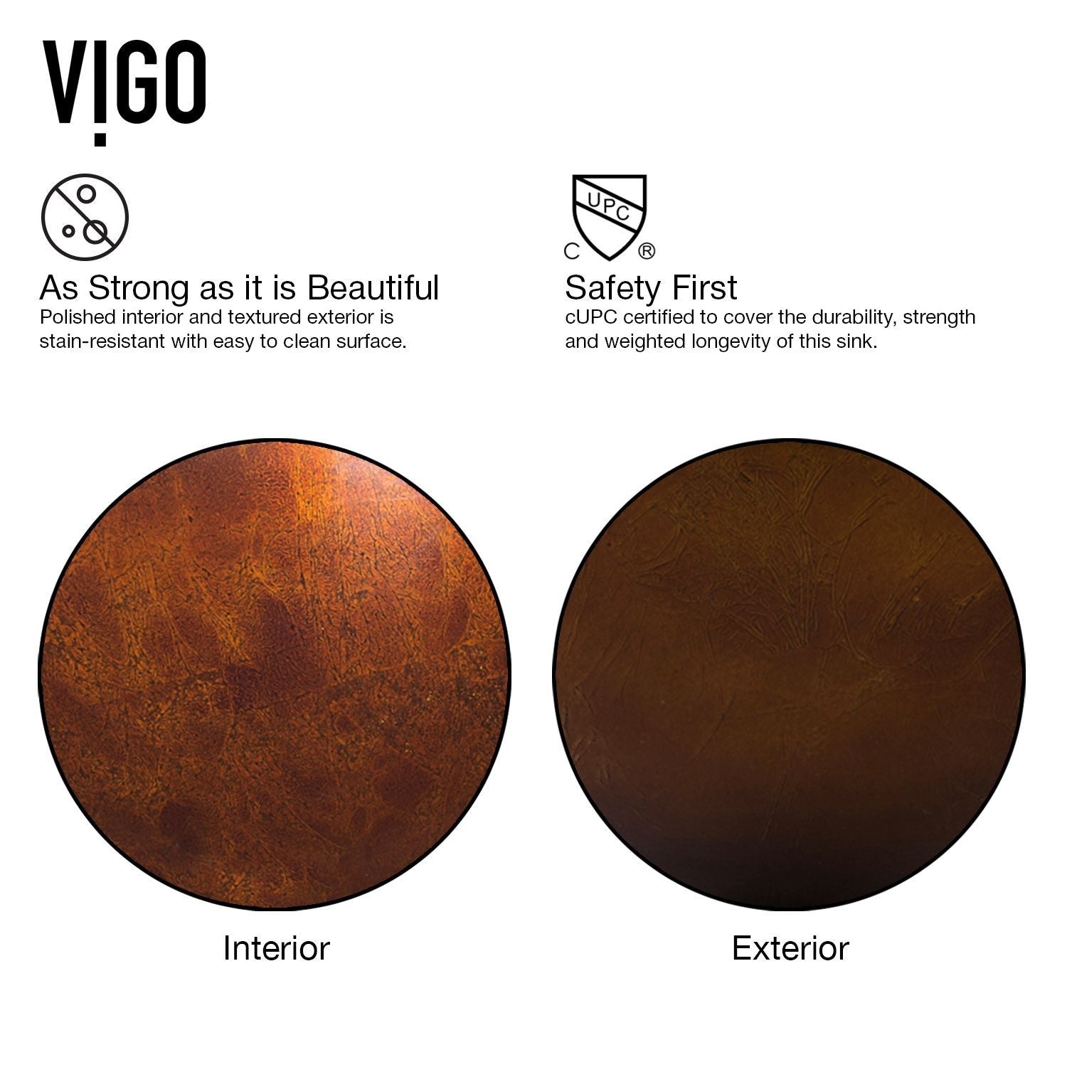 Glass Russet Brown Bathroom Sink/Basin Set with Niko Faucet and Round Vessel T4O9 - product image 3