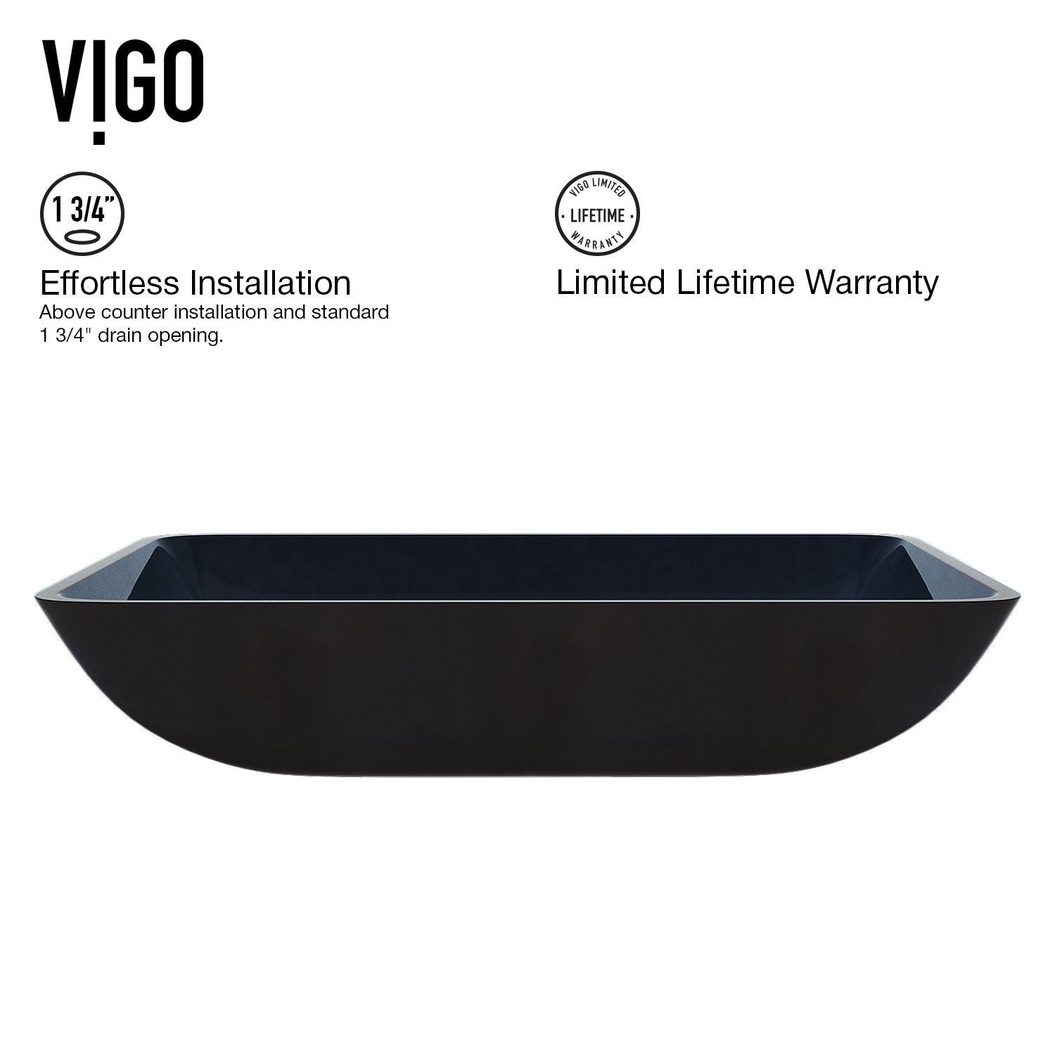 Glass Turquoise Water Bathroom Sink/Basin Set with Duris Faucet and Rectangular Vessel M6R8 - product image 5