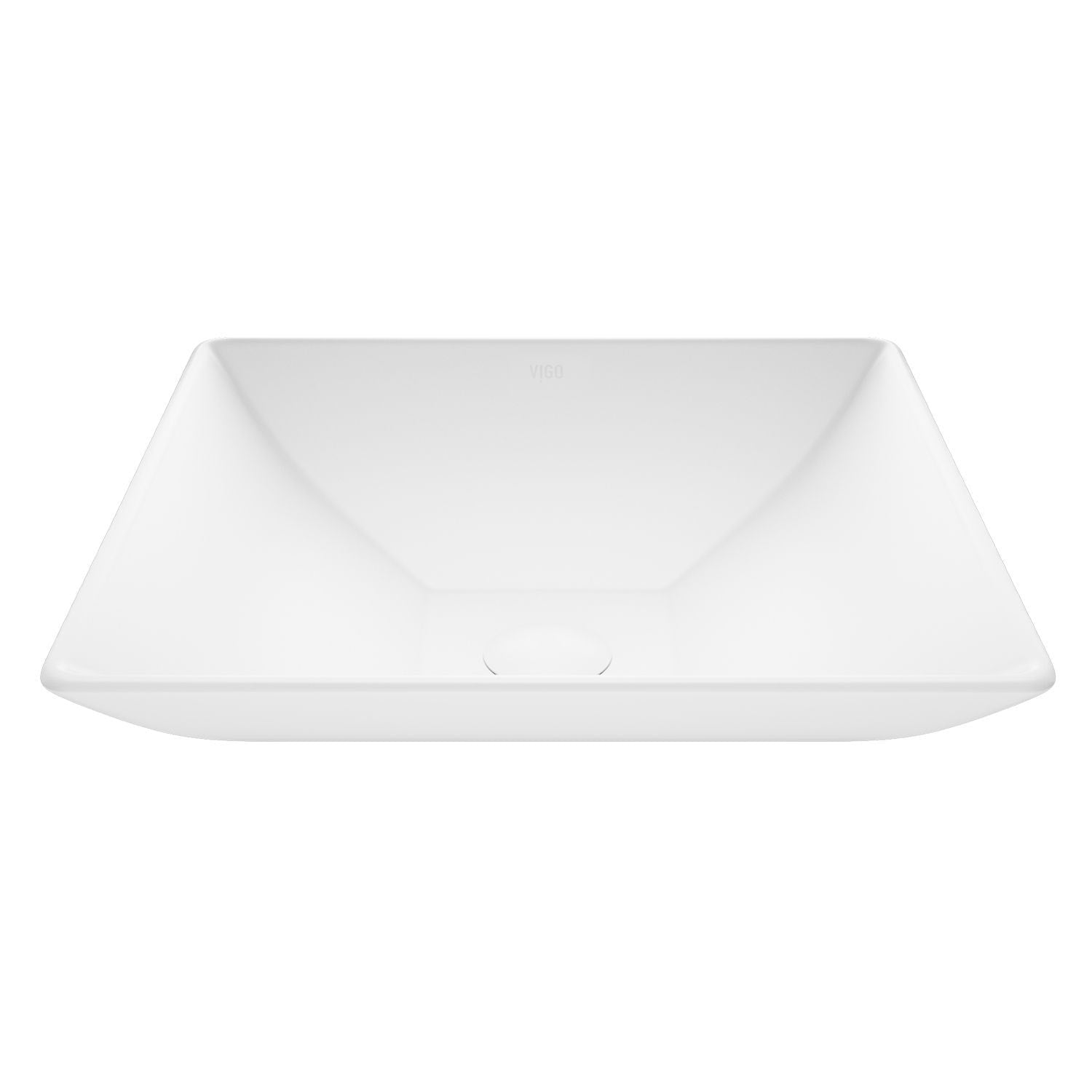 Hibiscus Matte Stone Round Vessel Bathroom Sink/Basin, Above-Counter Installation, White X4P0 - product image 1