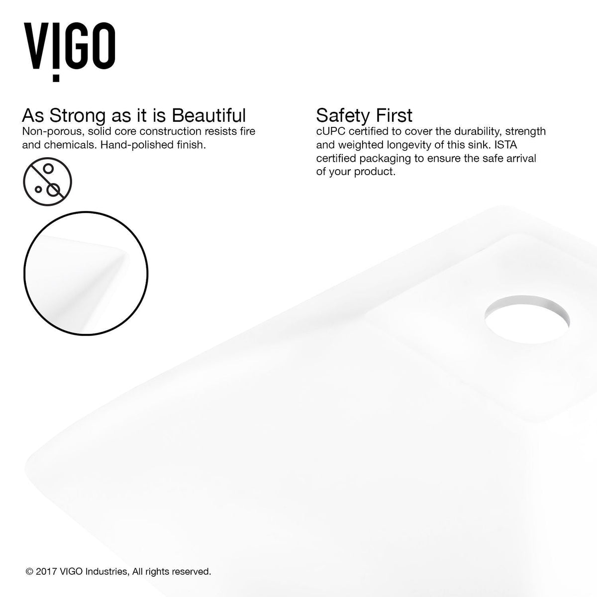 Hibiscus Matte Stone Round Vessel Bathroom Sink/Basin, Above-Counter Installation, White X4P0 - product image 2