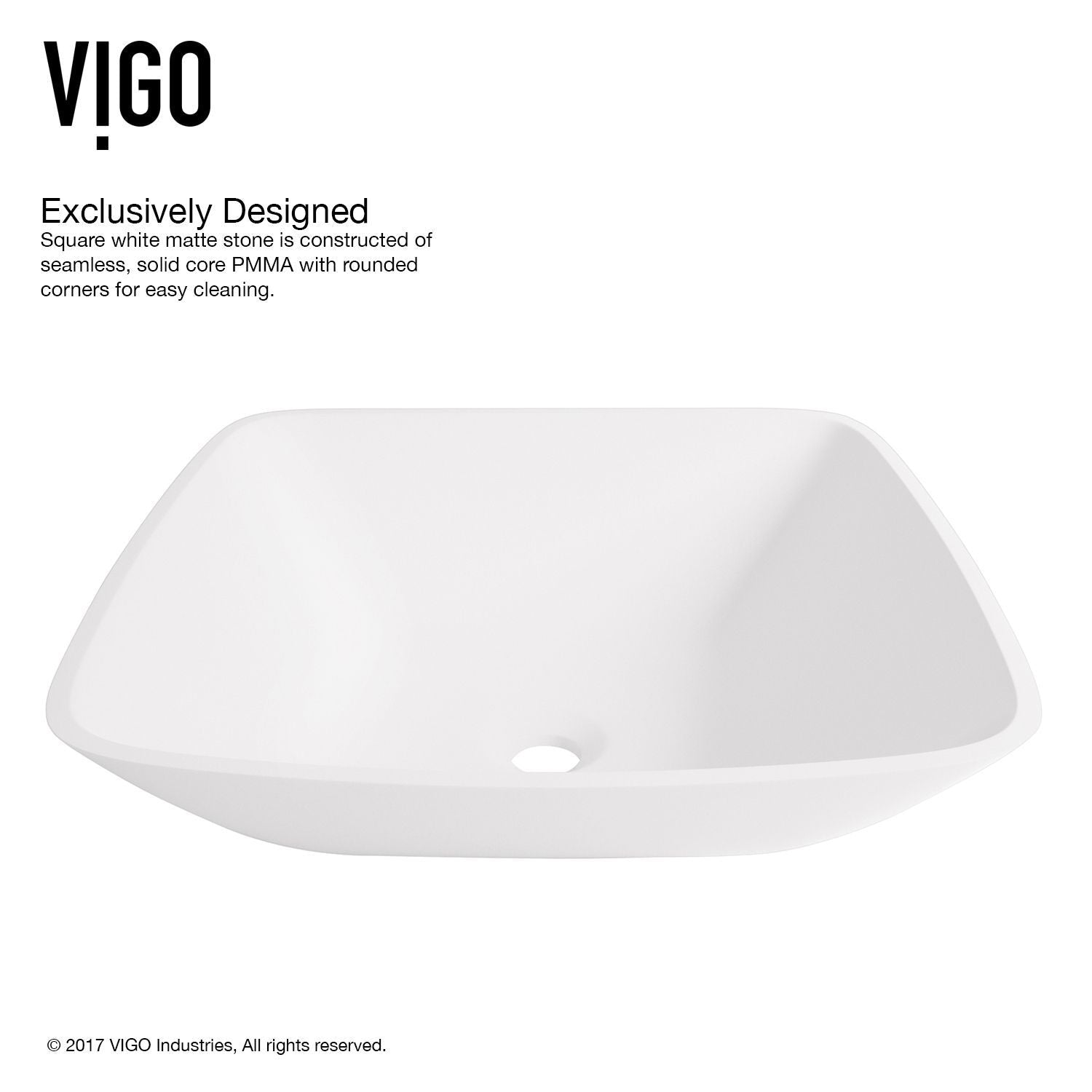 Hyacinth Matte Stone Round Vessel Bathroom Sink/Basin, Handpolished Construction, White K9I1 - product image 1