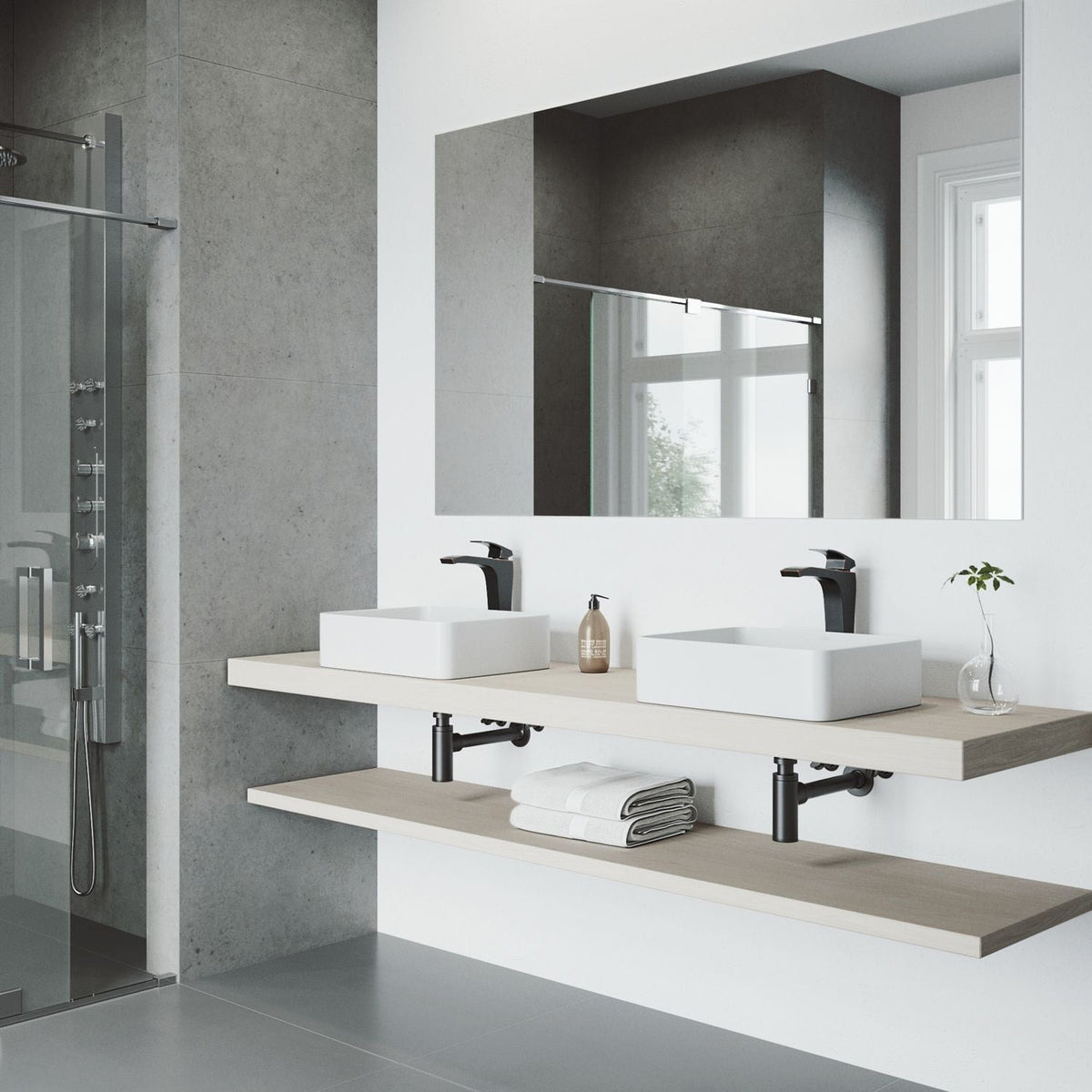 Jasmine MatteStone 18x15-in Deep White Bathroom Sink/Basin with Rectangular Vessel G0R2 - product image 6