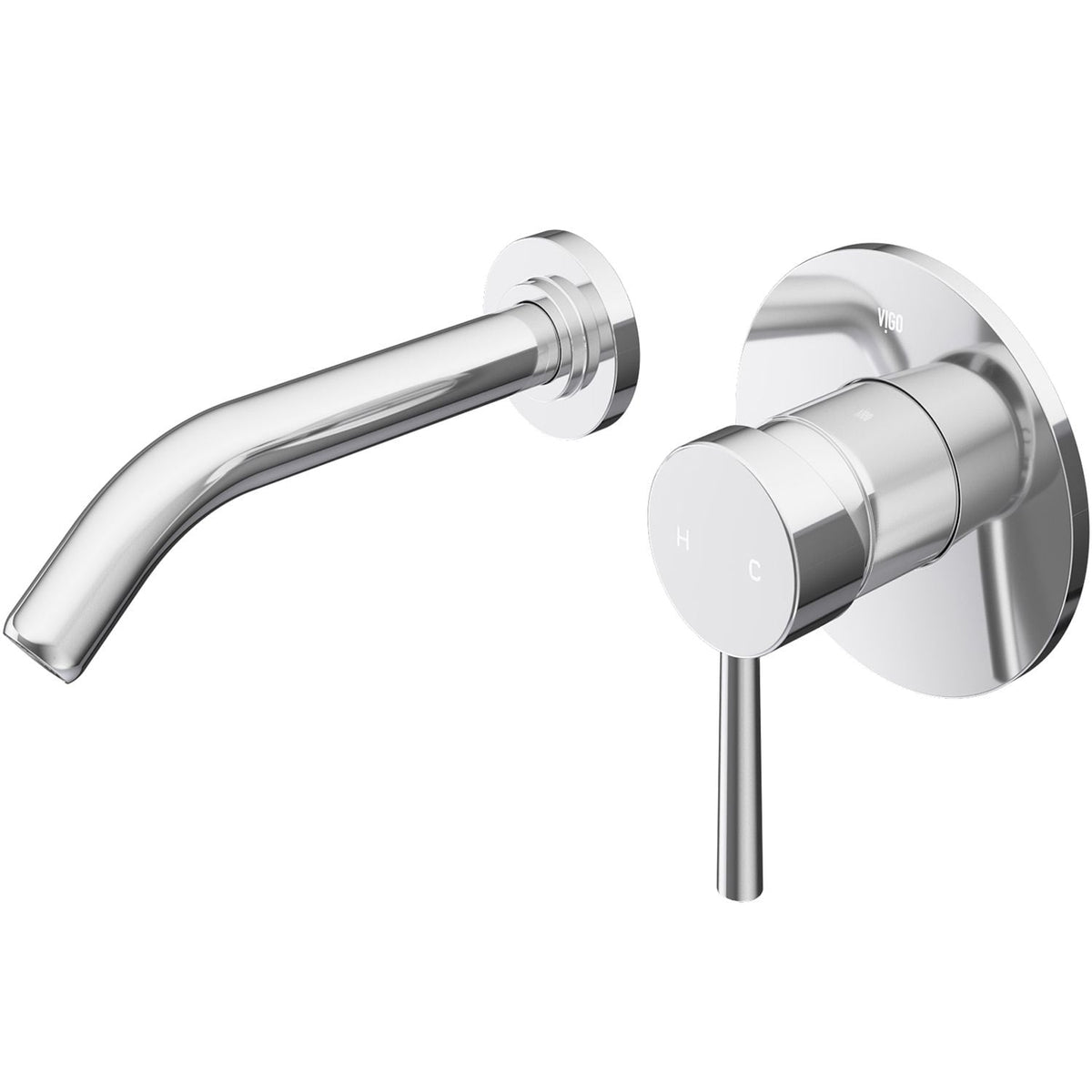 Olus Wall Mount Single Lever Bathroom Sink Faucet, WaterSense Certified, Chrome M4P1 - product image 1
