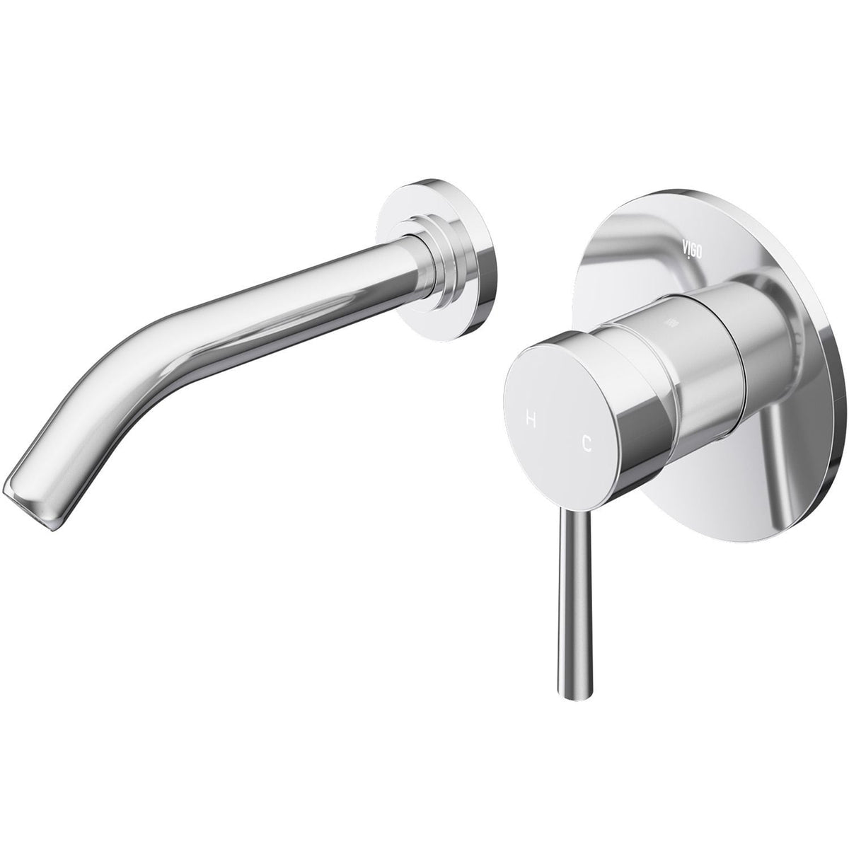Olus Wall Mount Single Lever Bathroom Sink Faucet, WaterSense Certified, Chrome M4P1 - product image 2