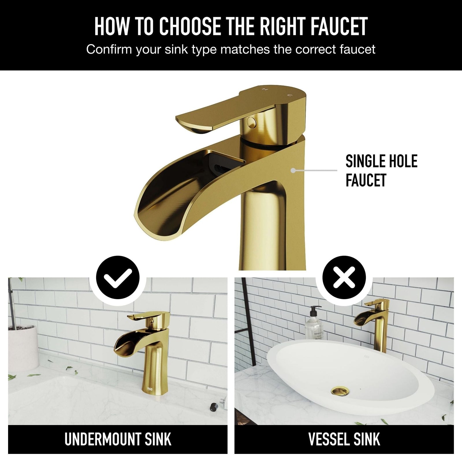 Paloma Single Handle Single Hole Bathroom Sink Faucet, WaterSense Certified, Matte Gold K8C2 - product image 4