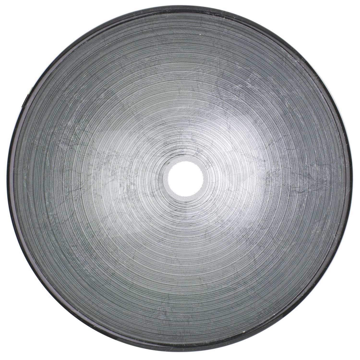 Simply Glass Round Vessel Bathroom Sink/Basin with Deep Bowl, Gray L1T0 - product image 2