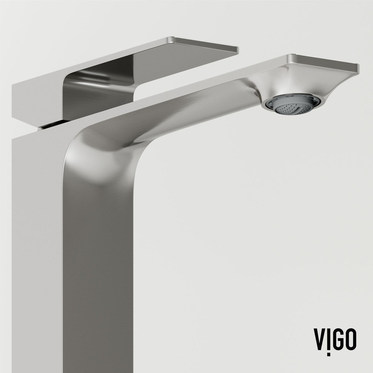 Tarragona Gothic ConcretoStone Grey Bathroom Sink/Basin Set with Dunn Faucet and Rectangular Vessel U3Z2 - product image 4