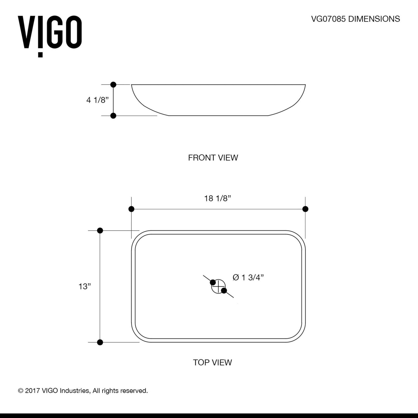 Titanium Glass Slate Grey Bathroom Sink/Basin Set with Niko Faucet and Rectangular Vessel T9P1 - product image 7
