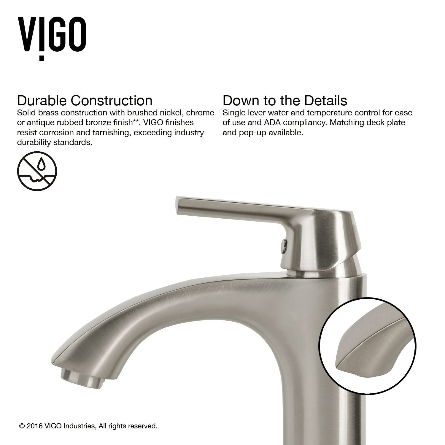 White Frost White Bathroom Sink/Basin Set with Linus Faucet and Round Glass Vessel Q7E8 - product image 3