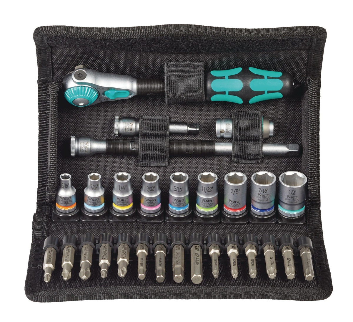 1/4-in Drive Socket Set, SAE, 28-pc E8X6 - product image 2