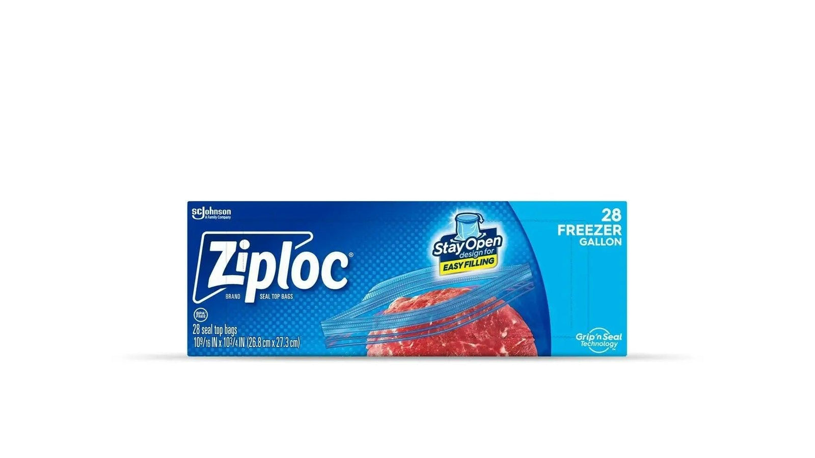 Large Freezer Bags Value Pack, 3.7-L, 32-pk X3V7 - product image 1
