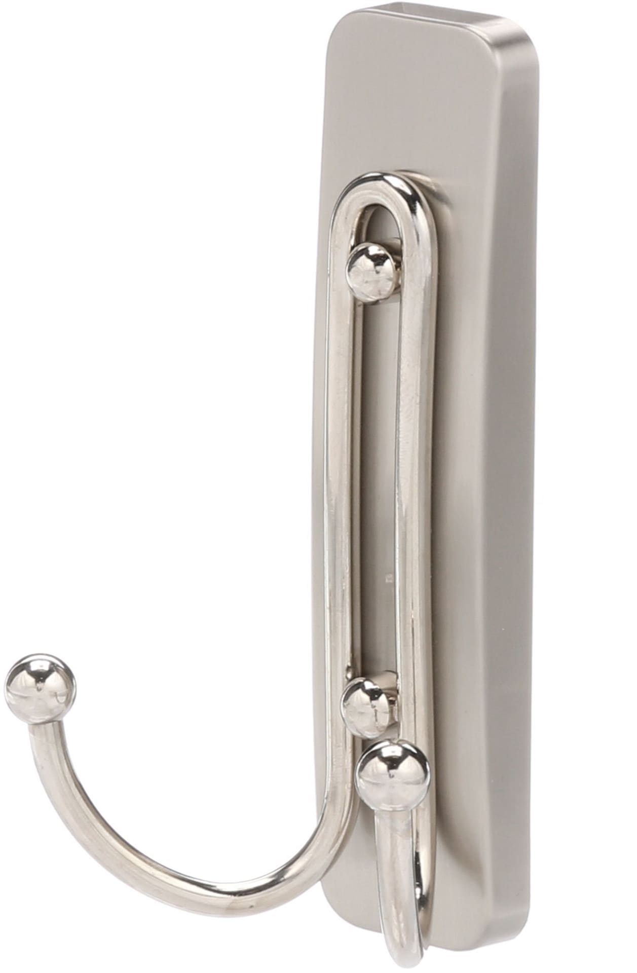 3M Command Large Bathroom Double Hook, Satin Nickel G1G1 - product image 1
