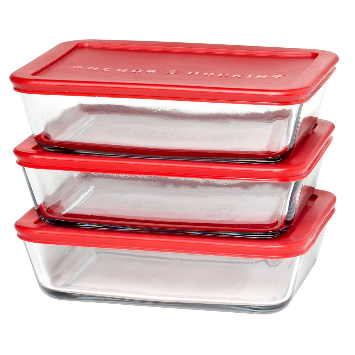 Glass Meal Prep Food Storage Container Set, 6-pc M2T2 - product image 1