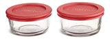 Glass Storage Container Set with Lids, 2 Count Q8Q3 - product image 1