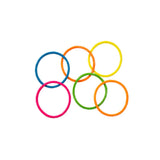 Leisure Multi-Coloured Neon Dive Rings, 6-pcs, Ages 5+ U2K5 - product image 1