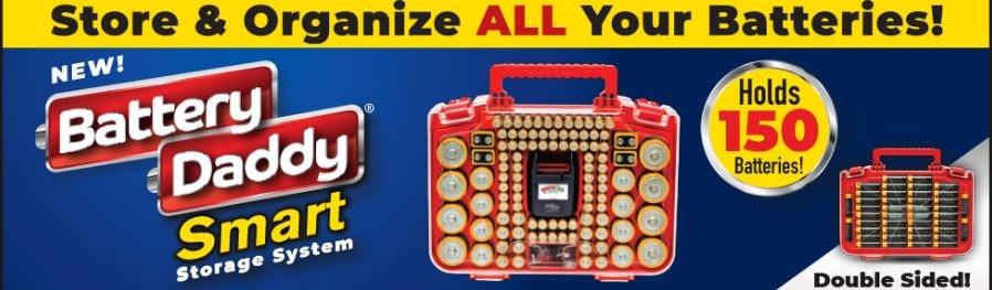 Ontel Battery Daddy 180 Battery Organizer and Storage Case P1Q8 - product image 2