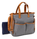 Baby Boom Fashion Tote Diaper Bag with Changing Pad, Assorted G4D5 - product image 1