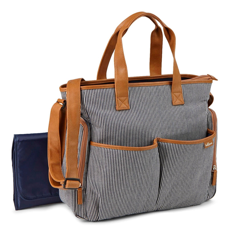 Baby Boom Fashion Tote Diaper Bag with Changing Pad, Assorted G4D5