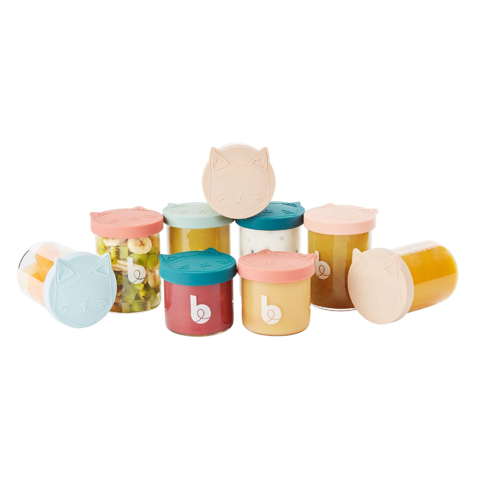 Isy Glass Food Prep & Storage Bowls Set, For Babies & Toddlers, 4-oz & 8.5-oz, 9-pk C9T7 - product image 1
