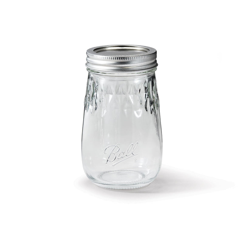 Ball Regular Mouth Pint Flute, 16-oz/473-mL, BPA-free, 4-pk F3T8