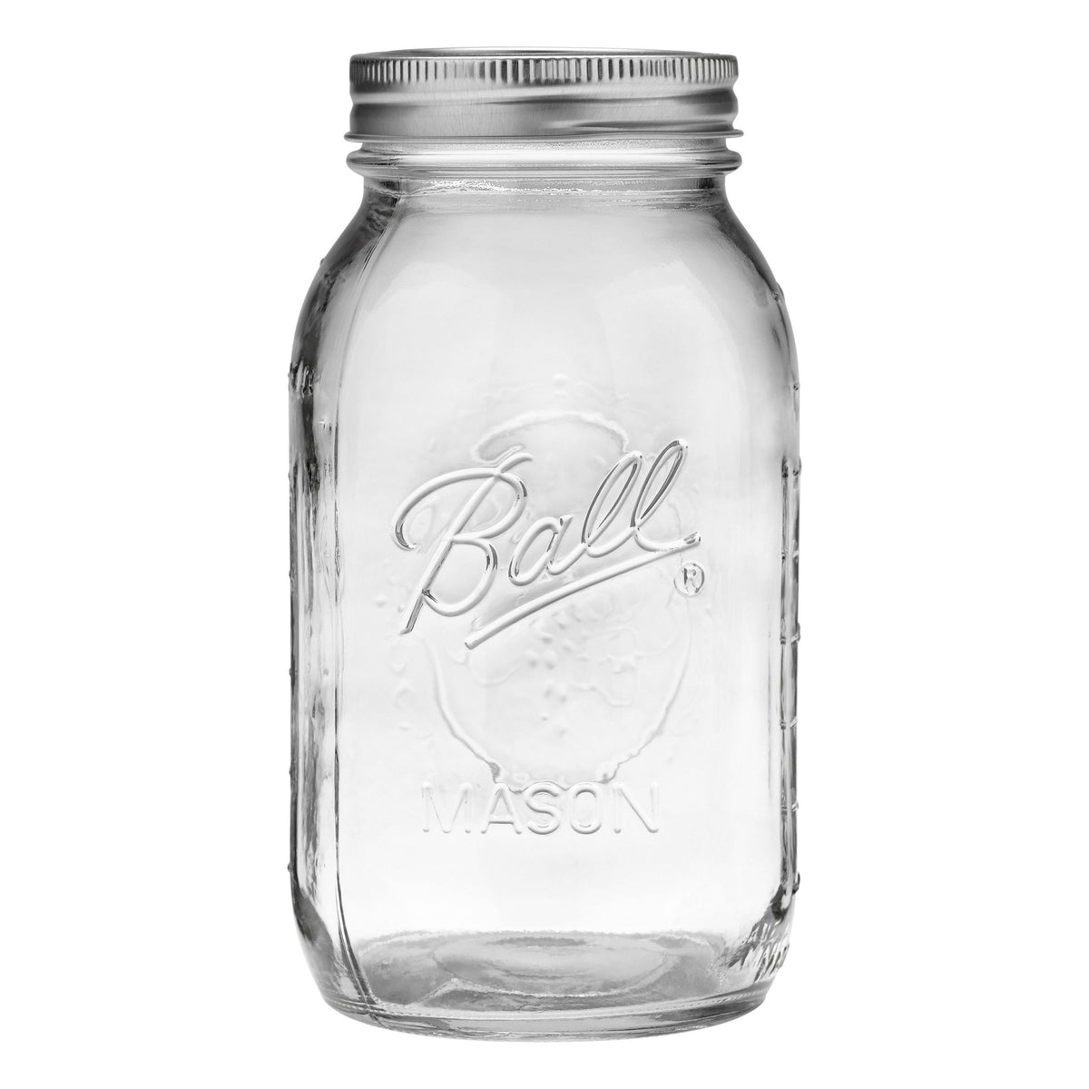 Ball Regular Mouth Quart Glass Mason Jar, 32-oz/946-mL, 8-pk X0T8 - product image 1