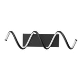 Dante 16W/3000K Matte Black Integrated LED Wall Lamp Vanity Light V7S7 - product image 1
