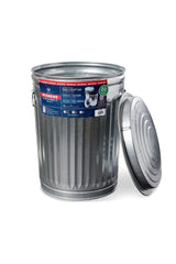 Galvanized Steel Circular Multi-Purpose Garbage Can, 75-L (19.8 US gal) F5W3 - product image 1