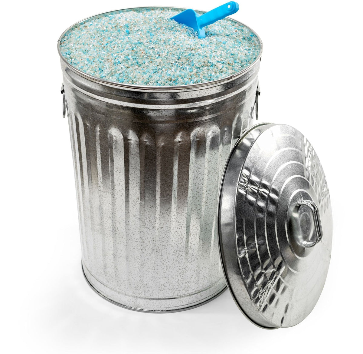 Galvanized Steel Circular Multi-Purpose Garbage Can, 75-L (19.8 US gal) F5W3 - product image 6