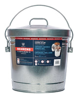 Galvanized Steel Multi-Use/Garbage Can with Locking Lid, 22-L (6 US gal) N9O9 - product image 3