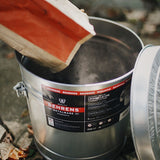 Galvanized Steel Multi-Use/Garbage Can with Locking Lid, 22-L (6 US gal) N9O9 - product image 4