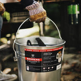 Galvanized Steel Multi-Use/Garbage Can with Locking Lid, 22-L (6 US gal) N9O9 - product image 5