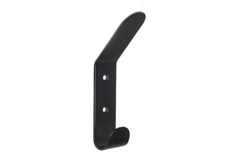 Metal Double Hook, Matte Black R3U5