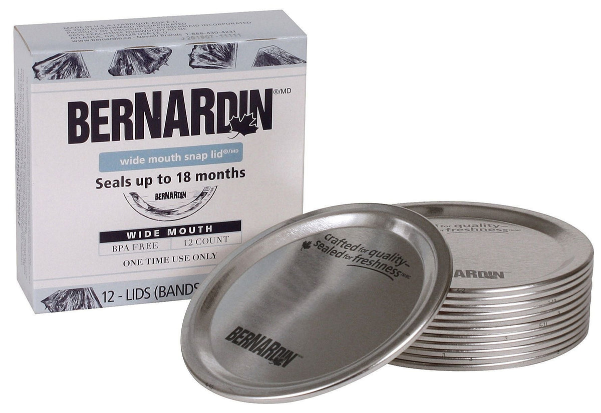 Wide Mouth Replacement Snap Lids for Mason Jars, 12-pk N4C8 - product image 1