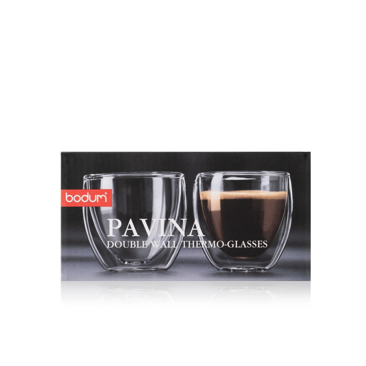 Double Wall Clear Glass Mugs, 2.7-oz, 2-pk A9K6 - product image 1