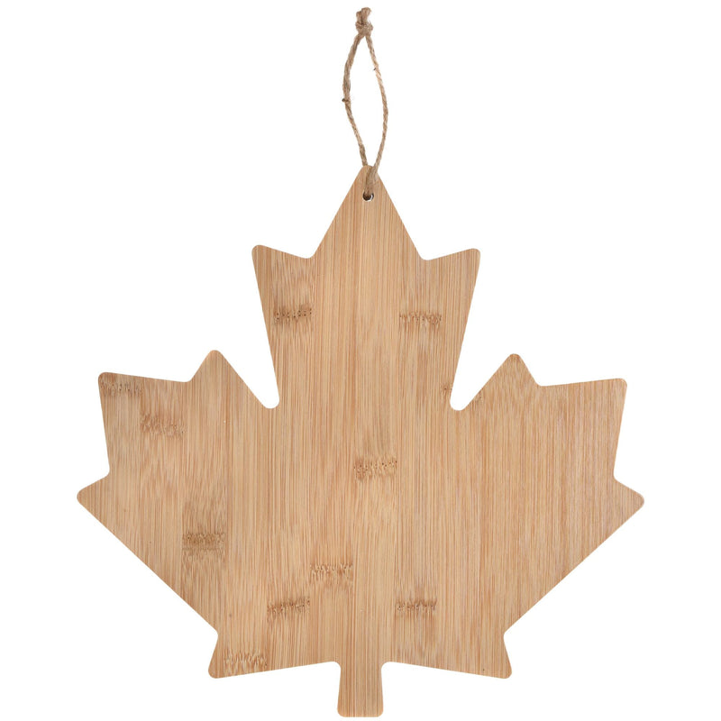 Day Maple Leaf Wood Charcuterie Board, Tan F4M2