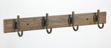 4-Hook Rail, Weathered Walnut, 27-in L2Y2 - product image 1