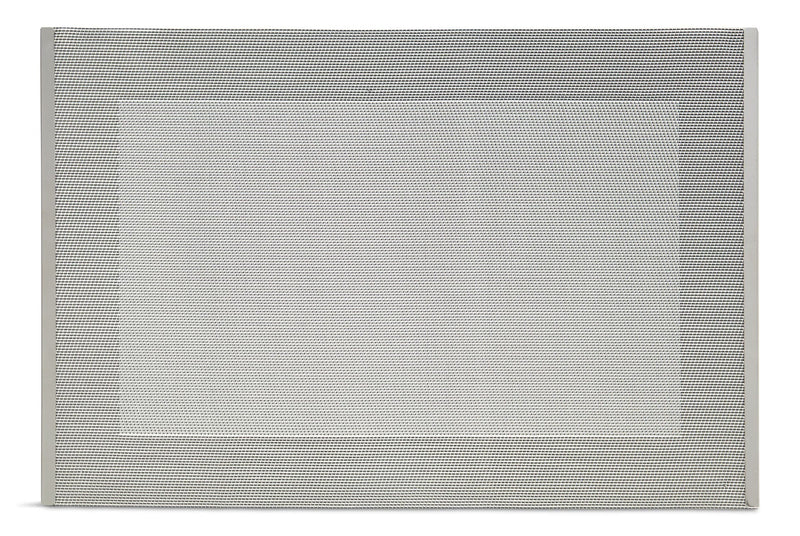 Bristol Rectangle Vinyl & Polyester Placemats, 13-in x 19-in, 4-pk K6D0