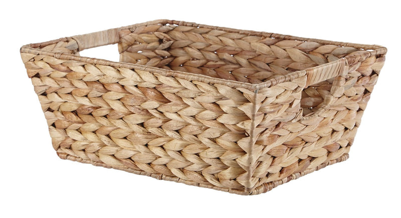 Brynn Rectangular Hand Woven Storage Basket, 14.5 x 11.8 x 5.9-in F6T6