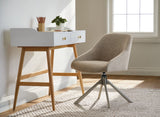 Chester Swivel Office Chair, Greige Y6I3 - product image 4