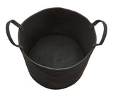 Finn Woven Cotton Rope Storage Basket, Black N4M6 - product image 1