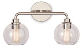 Fuller 2-Light Vanity Light Fixture, Polished Nickel U2O8 - product image 1